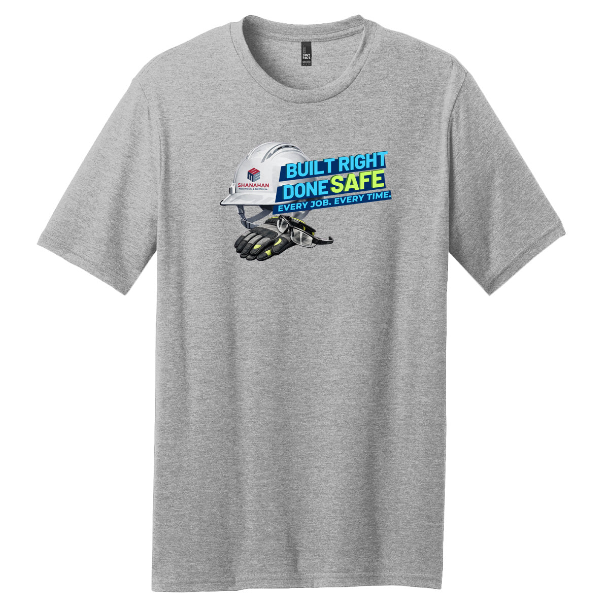 Construction Safety Week - Short Sleeve Tshirt - Athletic Gray