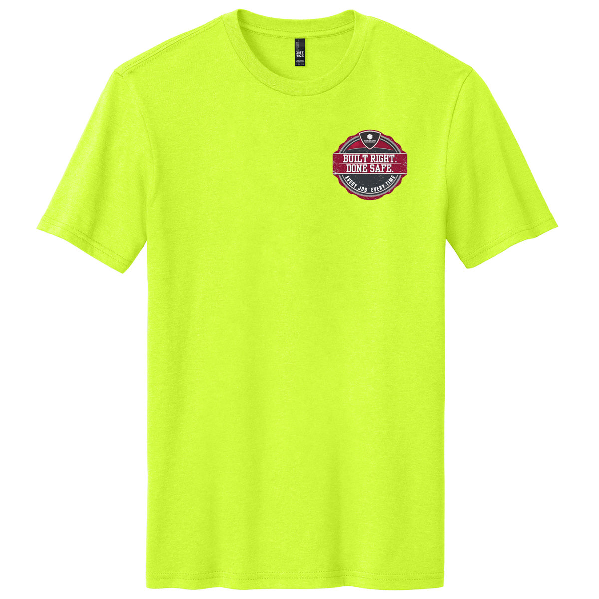 Construction Safety Week - Short Sleeve Tshirt - Safety Green