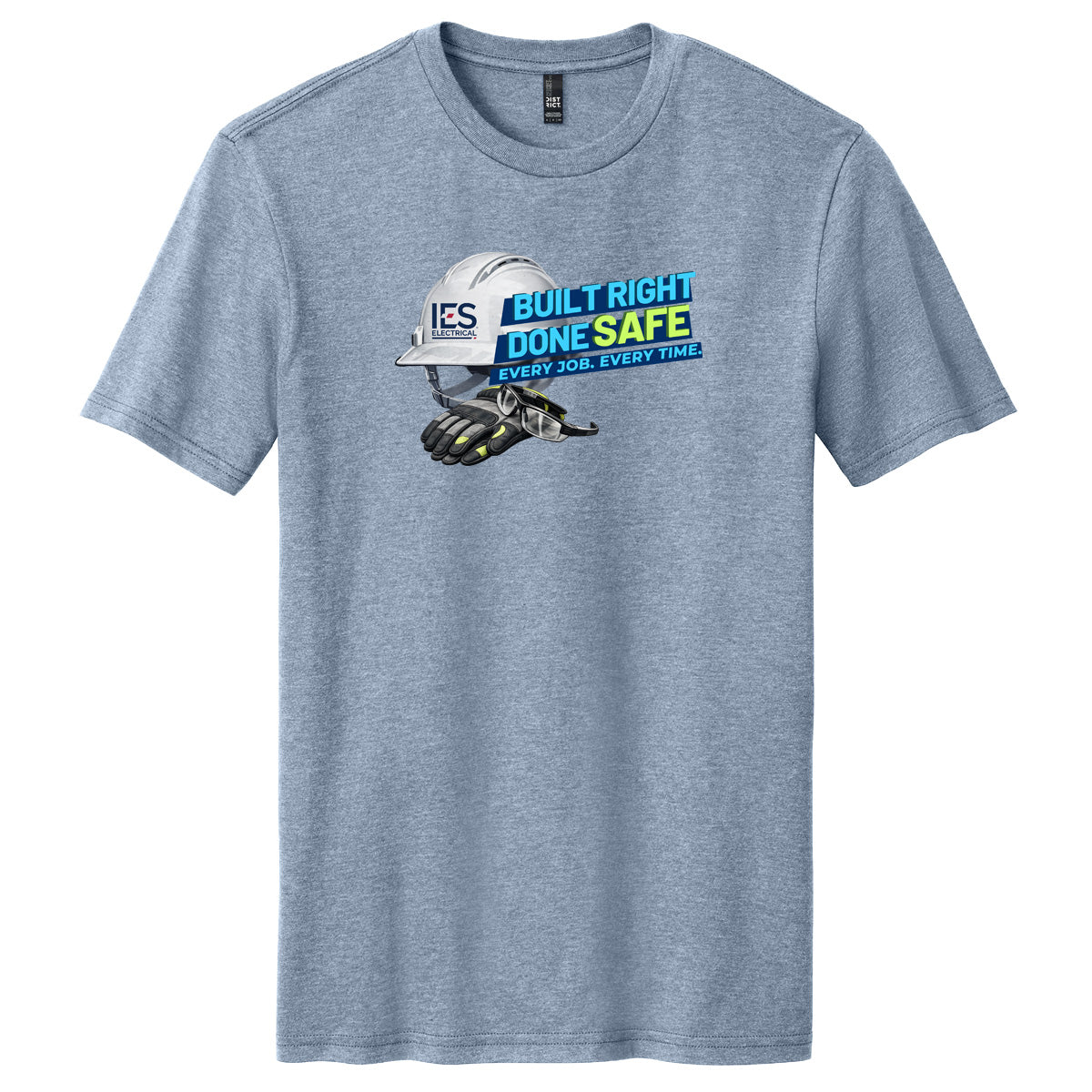 Construction Safety Week - Short Sleeve Tshirt - Flint Blue
