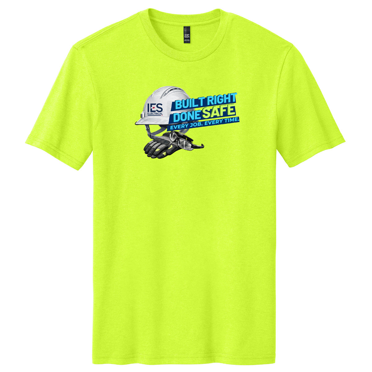Construction Safety Week - Short Sleeve Tshirt - Safety Green