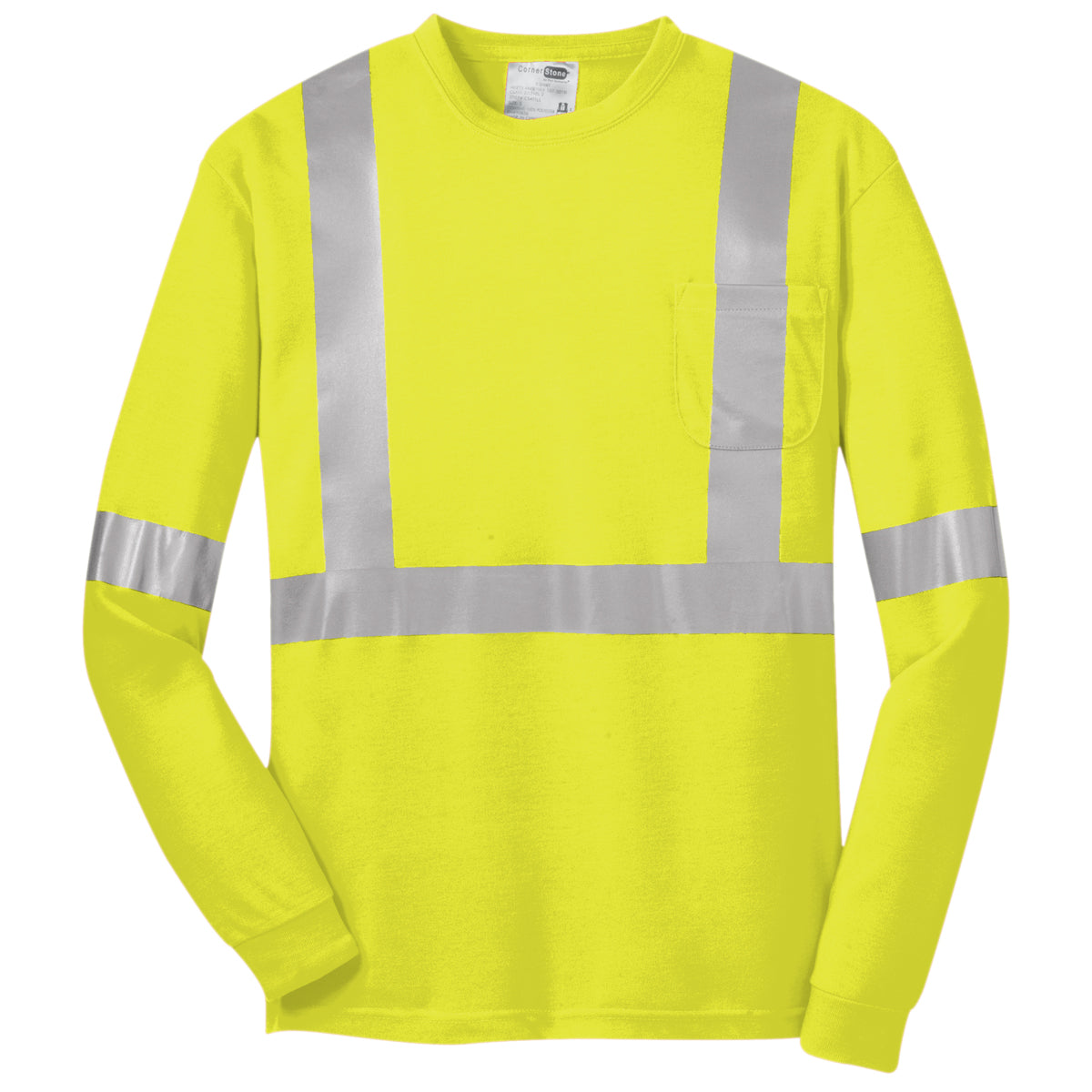 Long Sleeve Safety Yellow Shirt