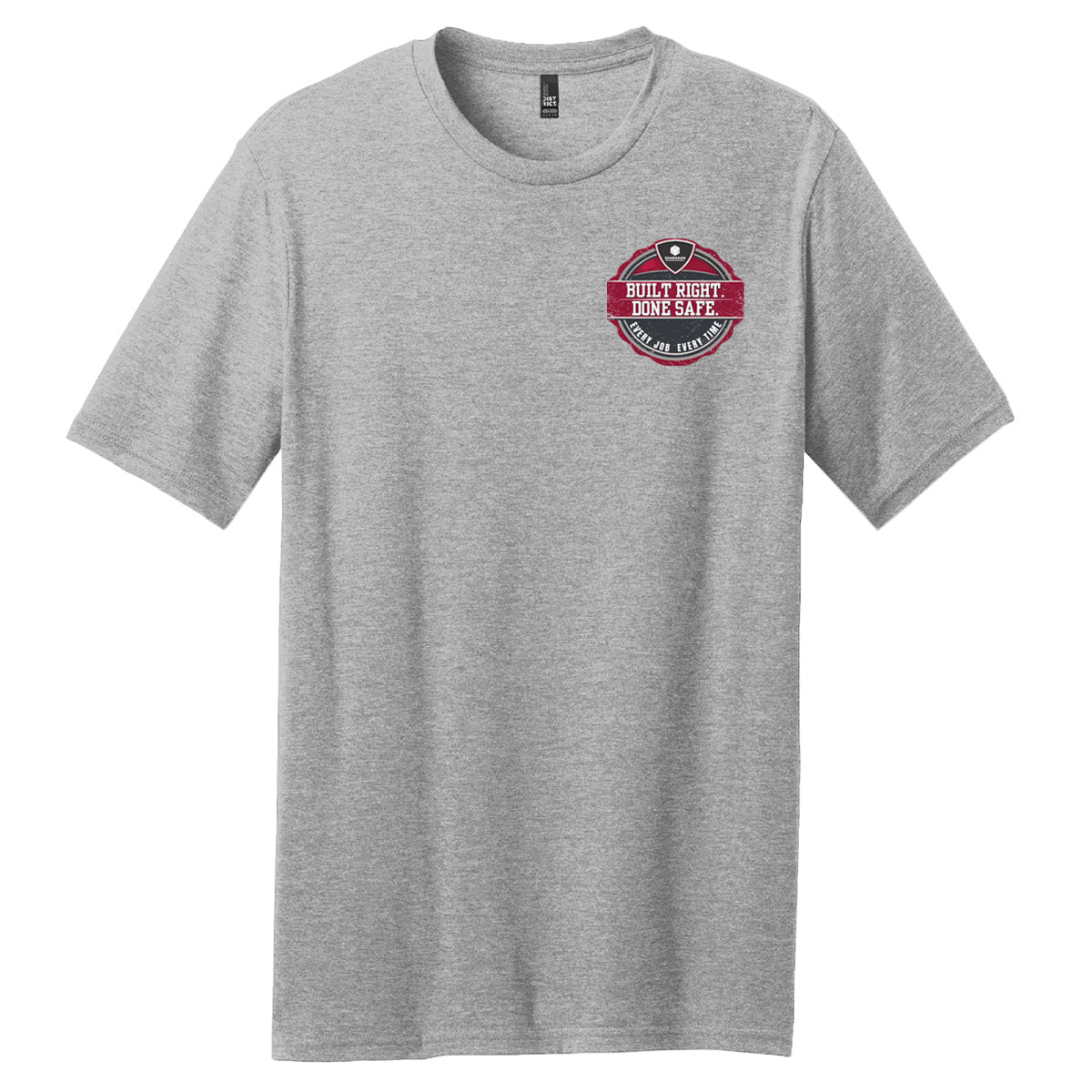 Construction Safety Week - Short Sleeve Tshirt - Athletic Gray