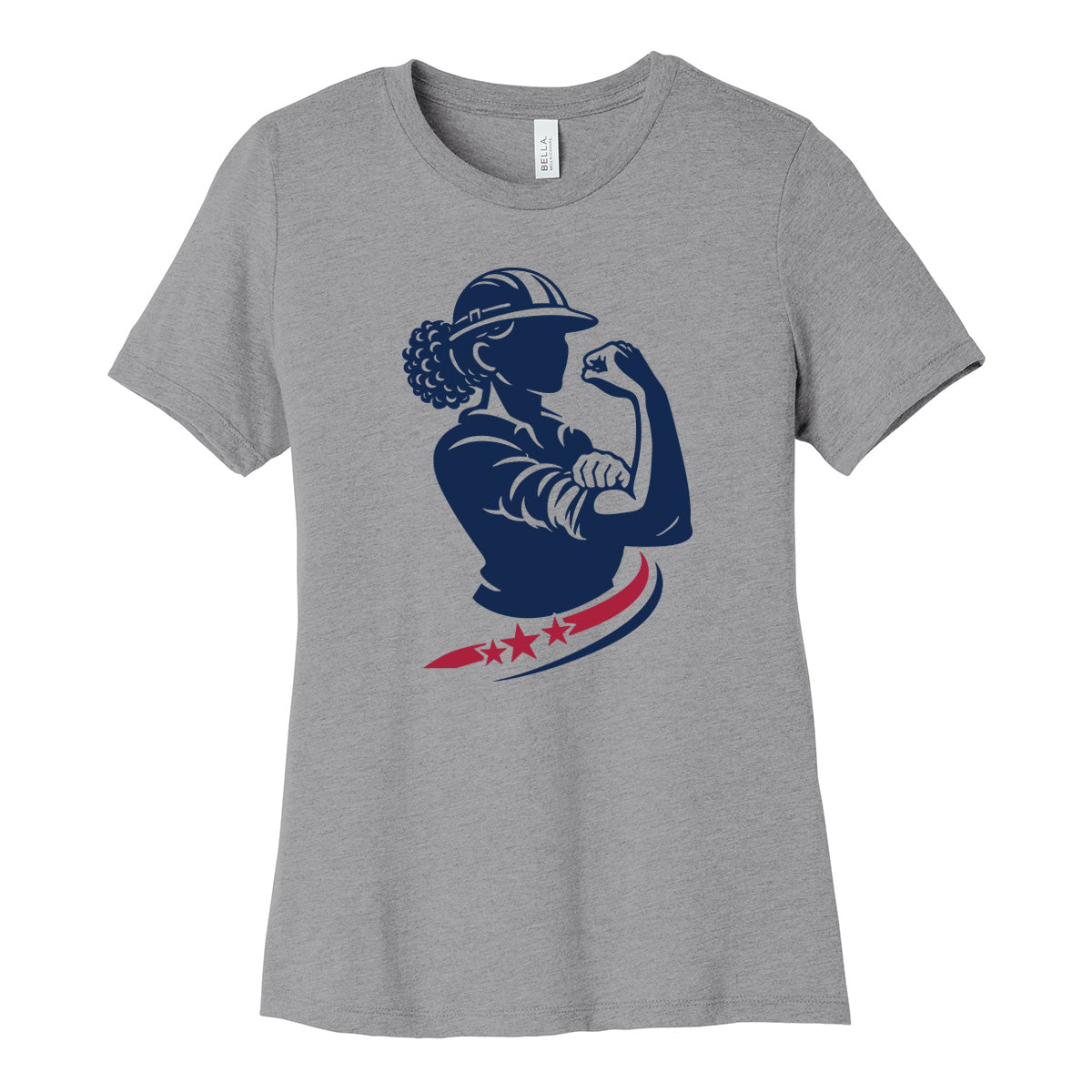 Women In Construction - Bella Canvas Relaxed Fit Short Sleeve Tshirt
