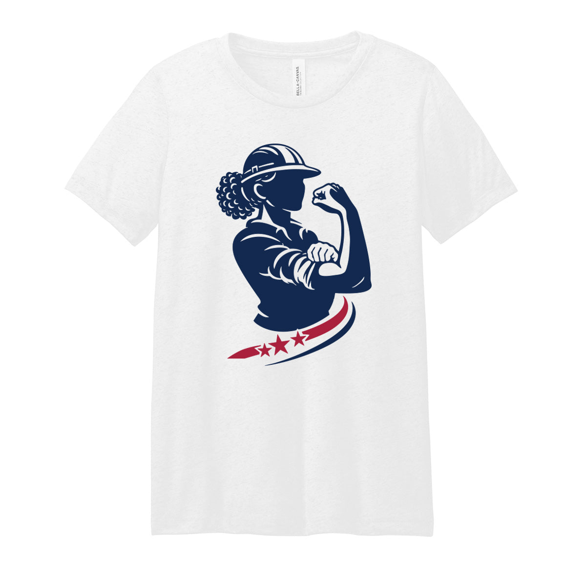 Women In Construction - Bella Canvas Relaxed Fit Short Sleeve Tshirt